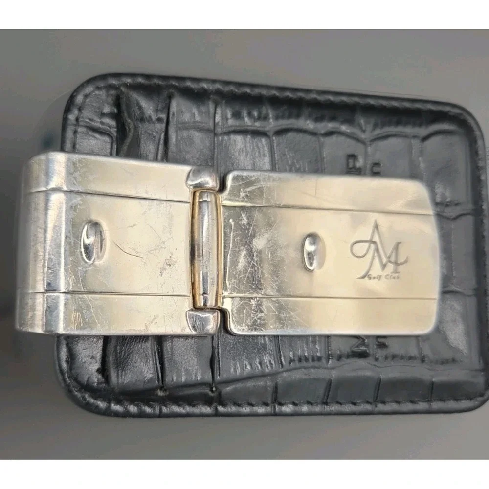 Zurich Silver MoneyClamp and Leather Wallet with RFID blocking technology